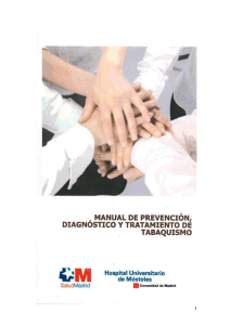 Manual de Prevención, Diagnóstico y Tratamiento de Tabaquismo