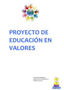 Proyecto de Educación en Valores