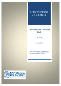 Crisis Financieras en la Historia - Repositorio de la Universidad del