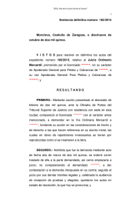 Sentencia definitiva número 182/2015 Monclova, Coahuila de
