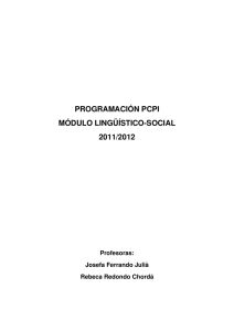 programación pcpi módulo lingüístico-social 2011/2012