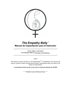 The Empathy Belly Pregnancy Simulator Homepage