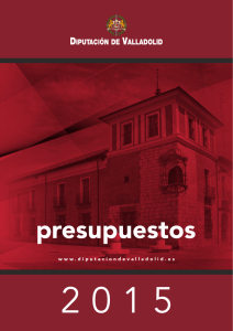presupuestos - Diputación de Valladolid