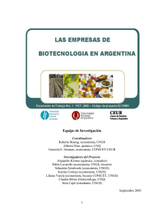 Empresas Biotecnológicas Argentinas