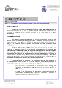 informe ucsp nº: 2014/085