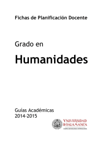 1º grado de - Universidad de Salamanca