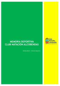 memoria deportiva cna 2014 - Club de Natación de Alcobendas