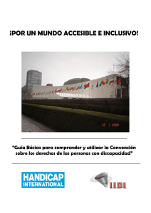 ¡POR UN MUNDO ACCESIBLE E INCLUSIVO!