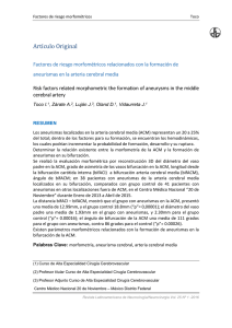 pdf en Español - Revista Neurocirugía / Neurocirurgia FLANC