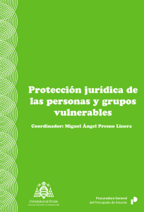Protección jurídica de las personas y grupos vulnerables