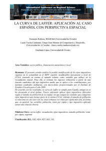 la curva de laffer: aplicación al caso español con perspectiva espacial