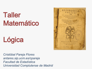 Lógica matemática - Universidad Complutense de Madrid