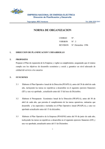 Dirección de Planificación