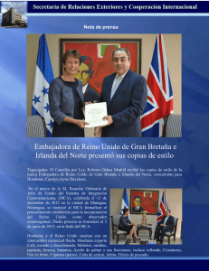 Embajadora de Reino Unido de Gran Bretaña e Irlanda del Norte