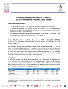 2012-02-23 Grupo Herdez Reporta Resultados Del Cuarto