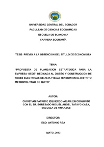 universidad central del ecuador facultad de ciencias economicas