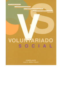 VOLUNTARIADO SOCIAL: "Una acción dirigida a promover y