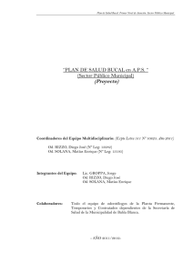 2012-04-03 Plan de Salud Bucal - Primer Nivel Atención Municipal