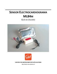 sensor electrocardiograma ml84m