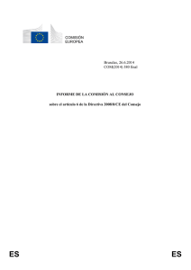 COMISIÓN EUROPEA Bruselas, 26.6.2014 COM(2014