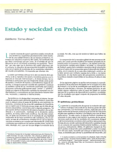 Estado y sociedad en Prebisch - revista de comercio exterior