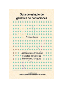 Lessa, E. P. 2001. Guía de estudio de genética de poblaciones