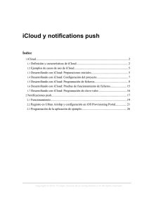 iCloud y notifications push