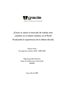 ¿Cómo se ajusta el mercado de trabajo ante cambios en el salario