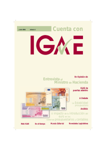 Revista Cuenta con IGAE nº 1. Junio 2001