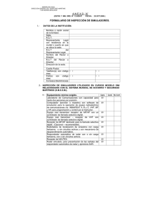 formulario de inspección de simuladores.