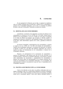 Consumo - Comité Económico y Social de la Comunidad Valenciana