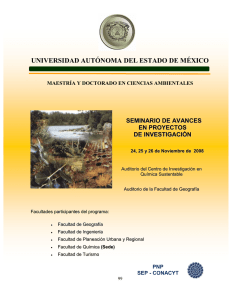 Seminario de avances - Universidad Autónoma del Estado de México