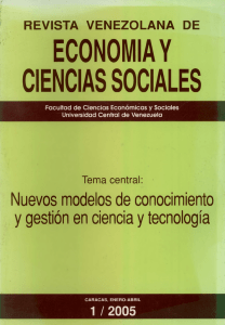 economia y ciencias sociales - Universidad Central de Venezuela