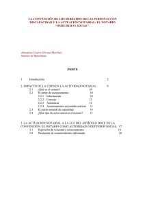 LA CONVENCIÓN DE LOS DERECHOS DE LAS PERSONAS CON