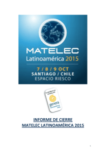 informe de cierre matelec latinoamérica 2015