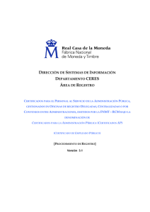 Certificados de empleado público - Ceres