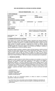 Informe de Gestión Oficina Control Interno 2015