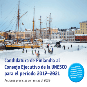 Candidatura de Finlandia al Consejo Ejecutivo de la UNESCO para