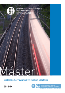 Sistemas Ferroviarios y Tracción Eléctrica 2013-14