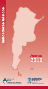 Indicadores 2010 - Ministerio de Salud de la Nación