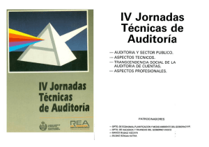 IV Jornadas Técnicas de Auditoria