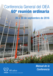 60a reunión ordinaria Conferencia General del OIEA