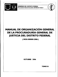 Page 1 GoBIERNO DEL DISTRITO FEDERAL Procuraduría General