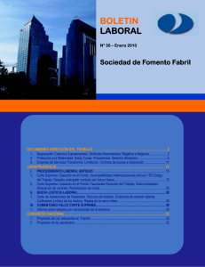 Boletín Laboral N° 35 – Año 2010