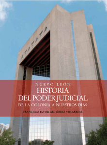 historia del poder judicial - Fondo Editorial de Nuevo León