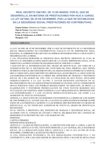 real decreto 356/1991, de 15 de marzo, por el que