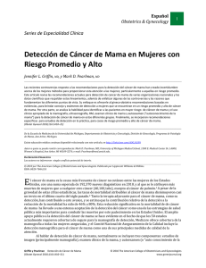 Series de Especialidad Clínica Detección de Cáncer de Mama en