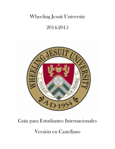 Wheeling Jesuit University 2014-2015 Guía para Estudiantes