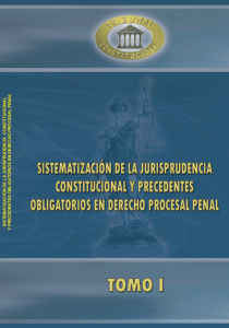 Sistematización de la jurisprudencia constitucional y
