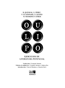 OULIPO - Extractos del libro